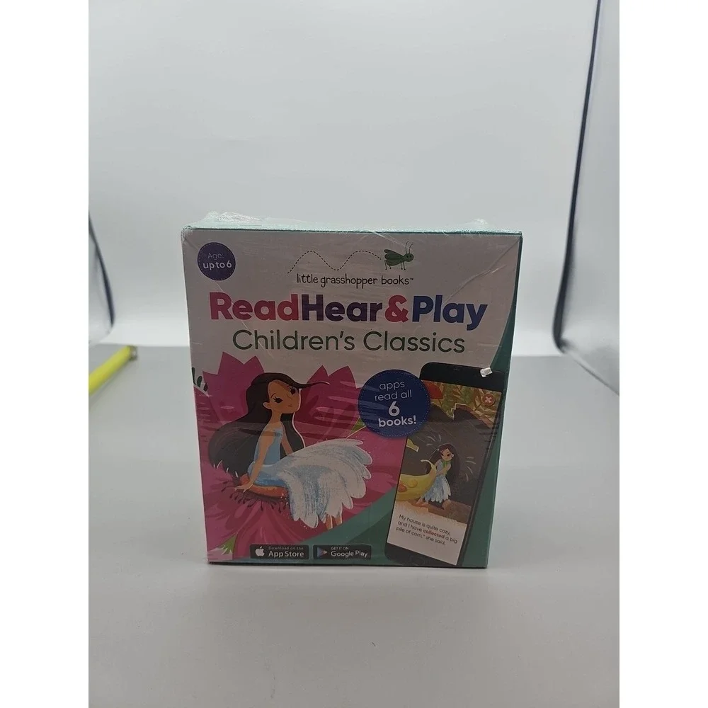 Little Grasshopper Books‎ Read Hear And Play Children Classics Apps 6 Books New